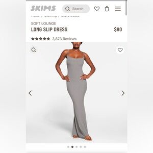 Soft lounge, long slip dress
